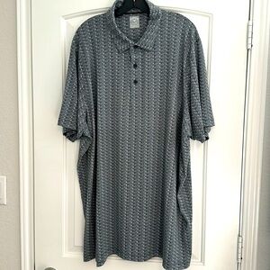 Callaway Apparel - Men’s Golf Shirt - Size 2X - Opti Dri - Black White Gray